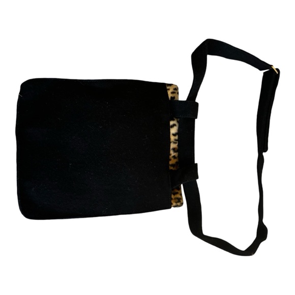 Comeco Women's Black/ Leopard Print Fanny Pack - Fashion Waist Pack - Picture 10 of 11